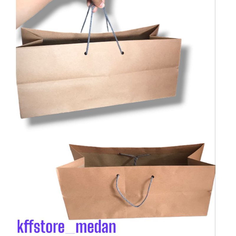 

Paper Bag Cokelat Brownies XL (per pcs)