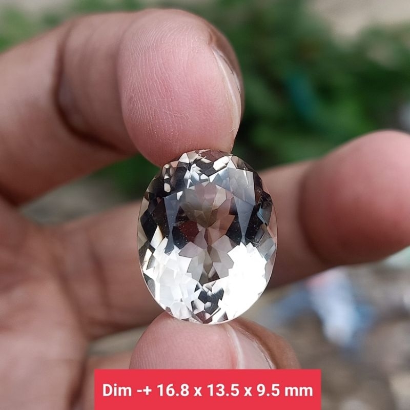 batu kecubung air Kalimantan motif cutting