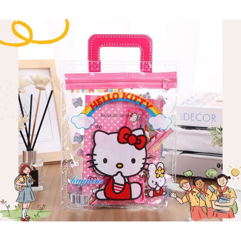 

Tote Bag Set Alat Tulis Stationery Goodie Bag Hadiah Kado Anak