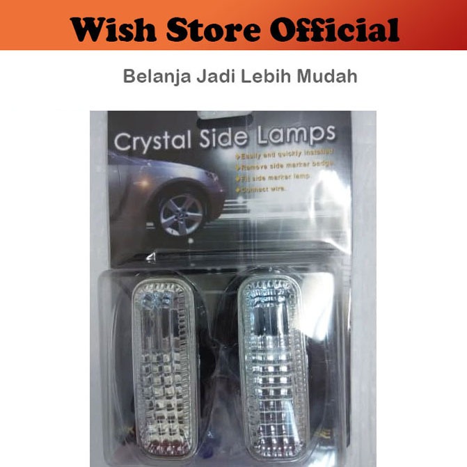 [SET] Lampu Samping Fender Sen Sein Side Lamp Rating Kecil Honda Civic Ferio 1996 - 2000 / Crv Gen 1