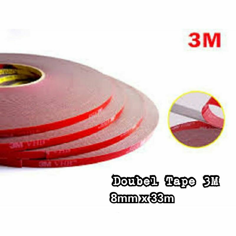 

Isolasi Double Tape 3M Merah 33m x 8mm