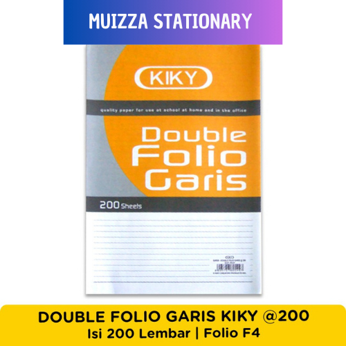 

Double Folio Garis (DFG) Isi 200 Lembar