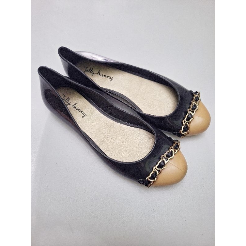 Flat Shoes Sepatu Jelly Bunny Size 37 Original Thailand