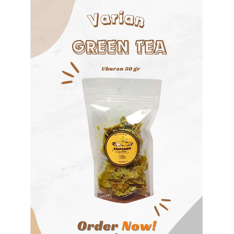

Kripik Pisang Lumer Green Tea 50 gram