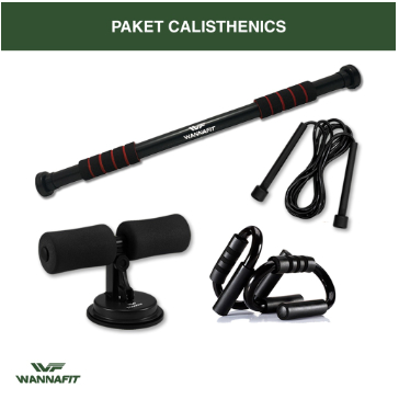 Paket Calisthenics Wannafit Pull Up Bar