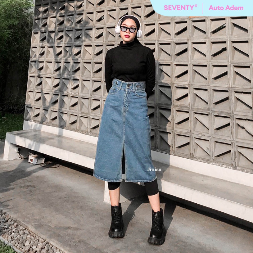 JINISO SEVENTY 981 Highwaist Rok Jeans Panjang