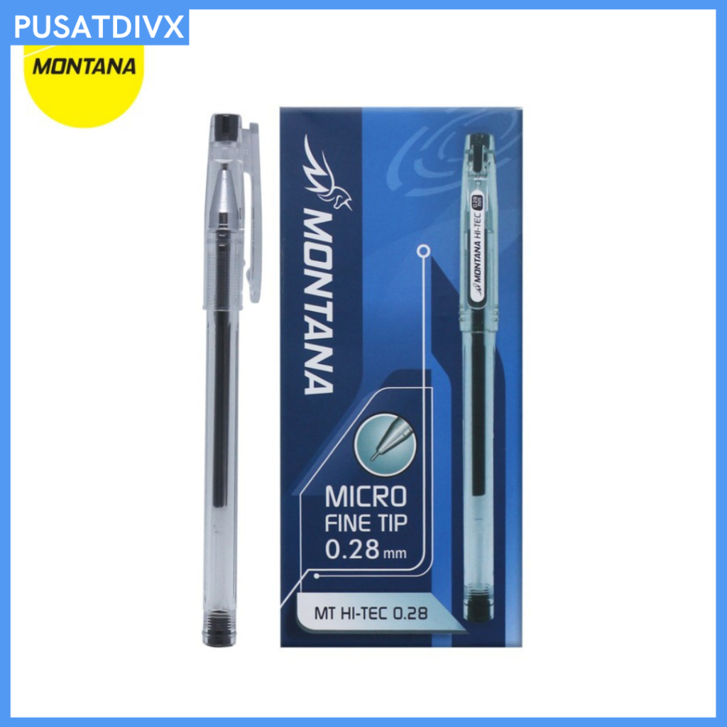 

MONTANA GEL PEN BALLPOINT HI-TECH 0.28 MM WATER RESISTANCE