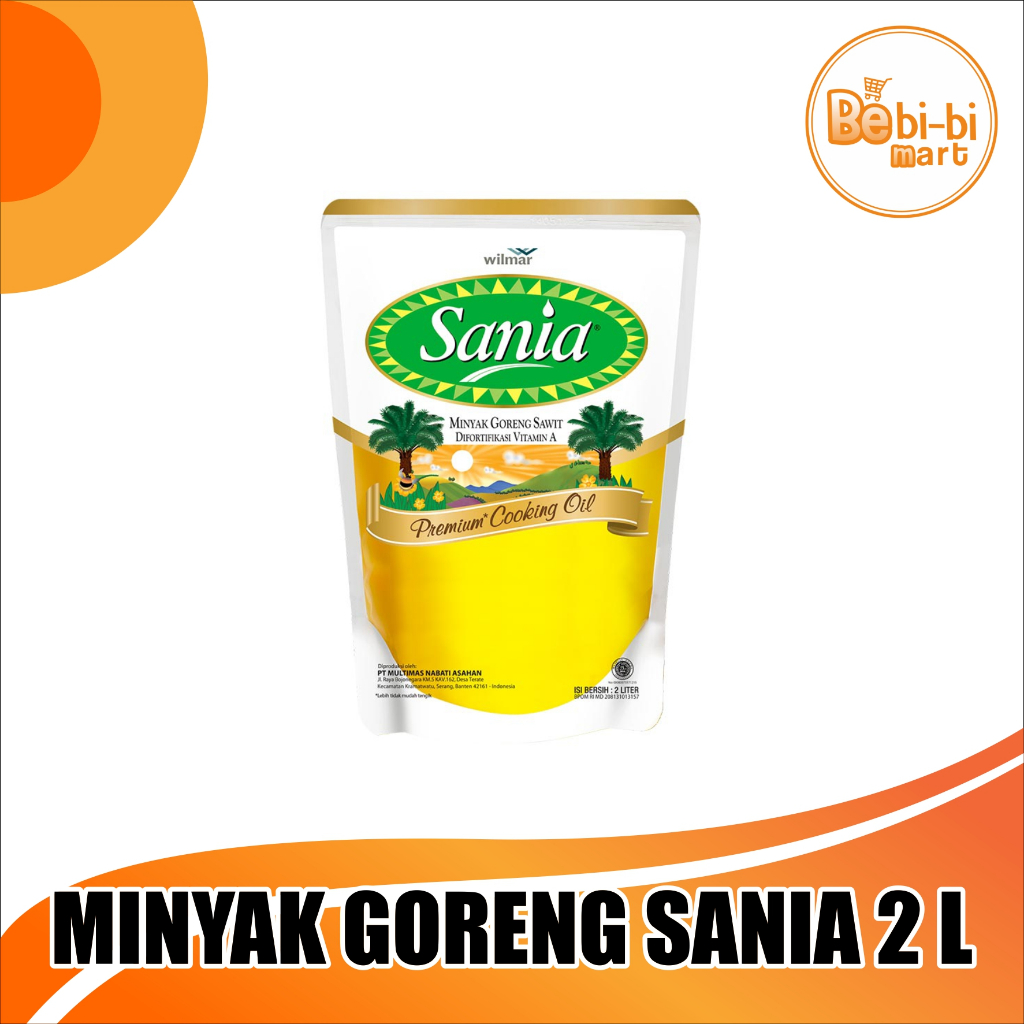 

Minyak goreng Merk Sania 2 liter
