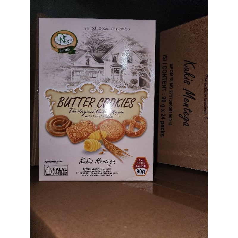 

Butter Cookies Monde Denex /Wafer Roll Denex 90 g /Hampers Hajatan