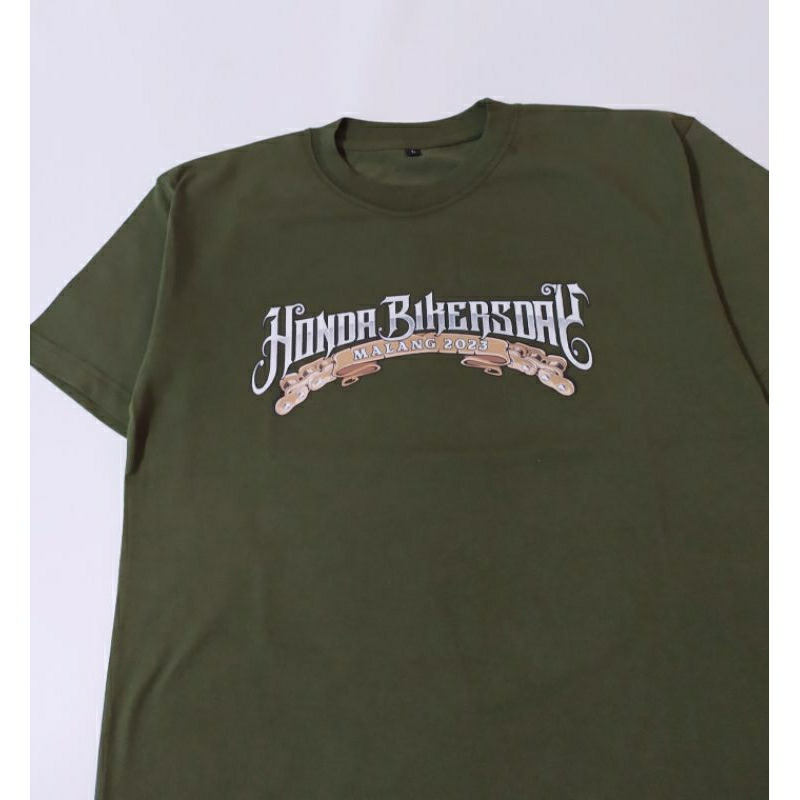 Kaos Honda Bikers Day HBD 2023 Army Rampal Malang