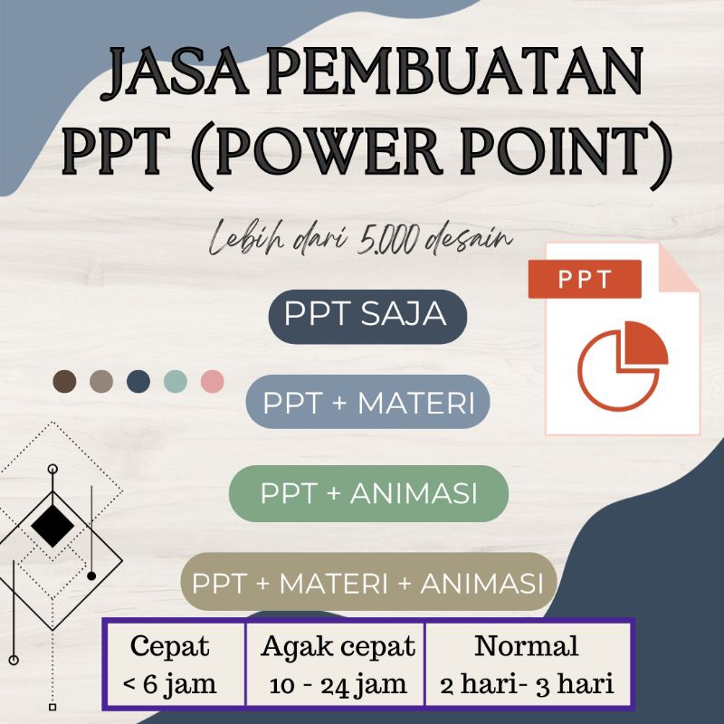 

Power Point | Jasa Profesional Pembuatan Ppt | Template PPT aesthetic