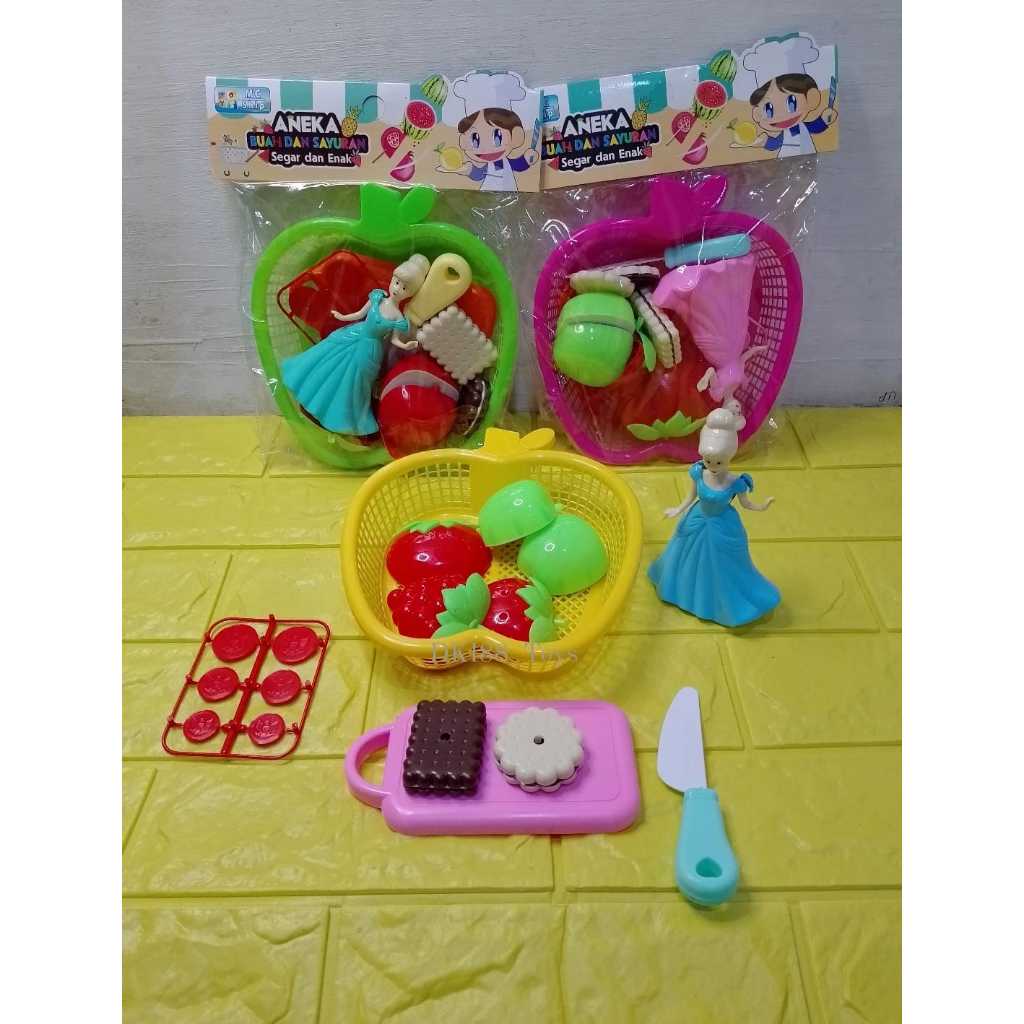 MAINAN KERANJANG ANEKA BUAH DAN SAYURAN  MS04 / FB801