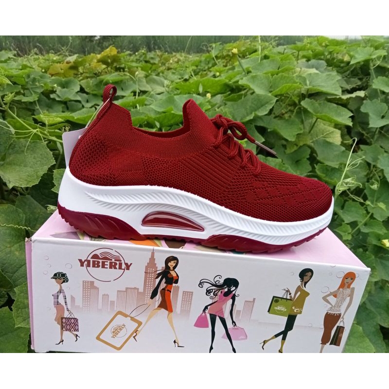 sepatu rajut cewek/sepatu rajut import/sepatu senam