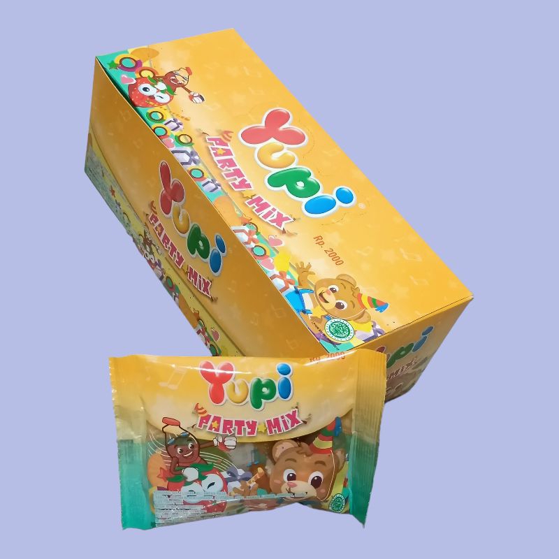 

YUPI PARTY MIX Permen Jelly 32 gr [12 pcs/box]