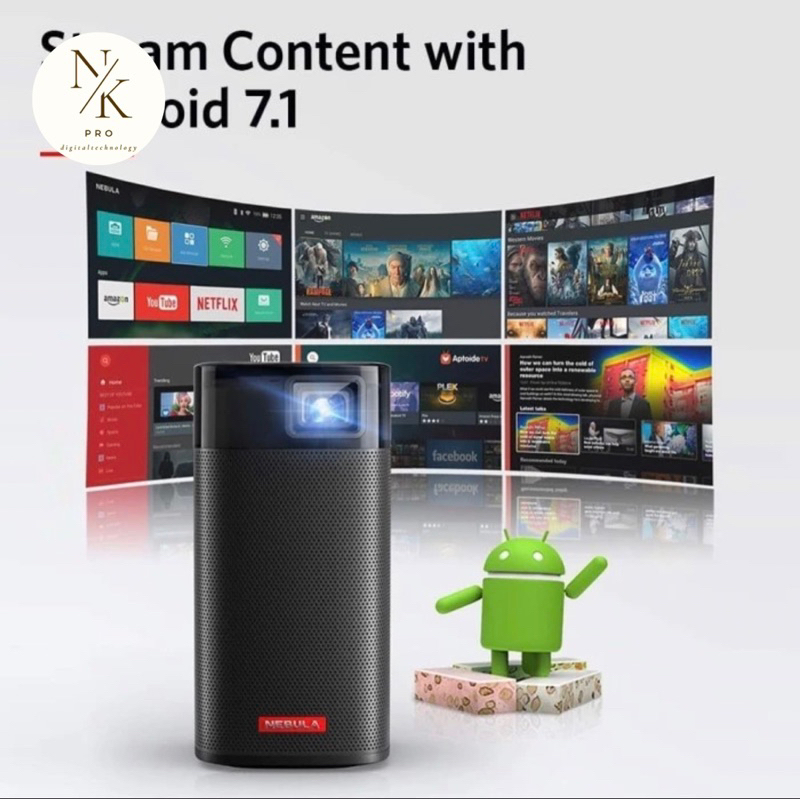 Proyektor Anker nebula apollo b D2410G11 Android projector