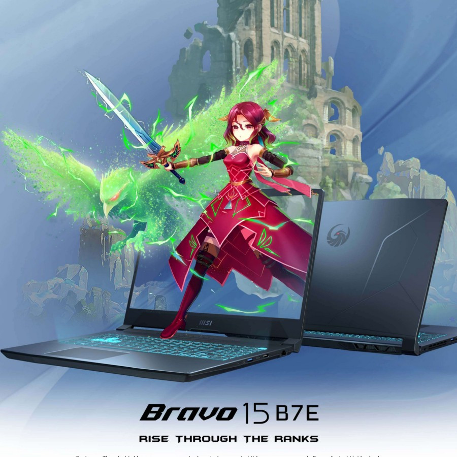 NOTEBOOK LAPTOP MSI BRAVO 15 B7E RYZEN 5 7535HS RX 6550M 8GB DDR5 512GB NVME WIN11 OHS 9S7-158P11-014
