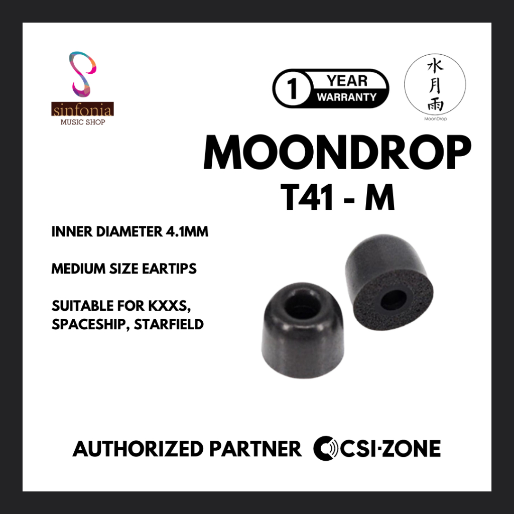 Moondrop MIS-TIP Sponge Eartips T41 - M