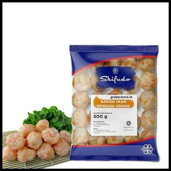 

SHIFUDO BAKSO UDANG 500GR | BAKSO UDANG SHIFUDO, OLAHAN SEAFOOD HALAL | BAKSO UDANG SHIFUDO 500GR