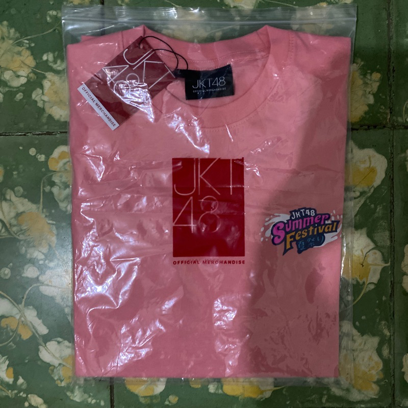 T-Shirt JKT48 Summer Festival Salmon