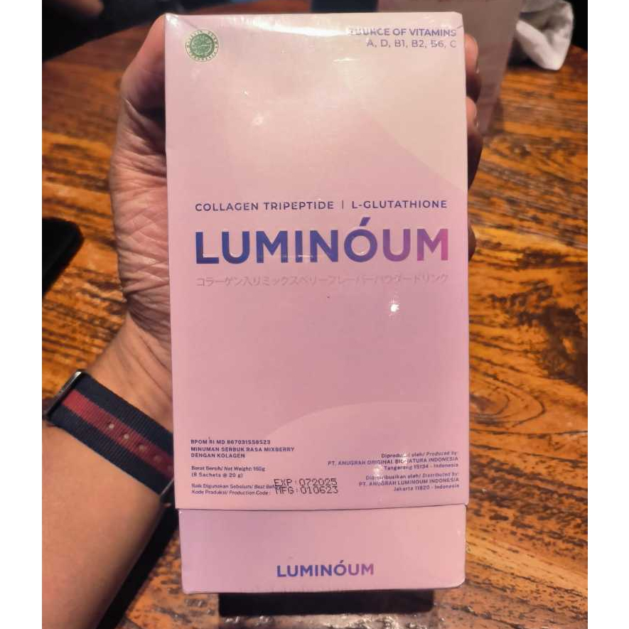 Luminoum Collagen Tripeptide 3500mg L-Glutathione 8 Sachets