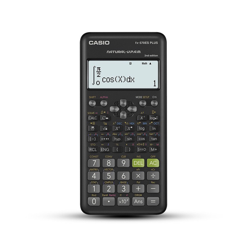 

kalkulator CASIO FX-570ES Plus - Kalkulator Sekolah/Kuliah - Scientific/Saintifik - 417 fungsi