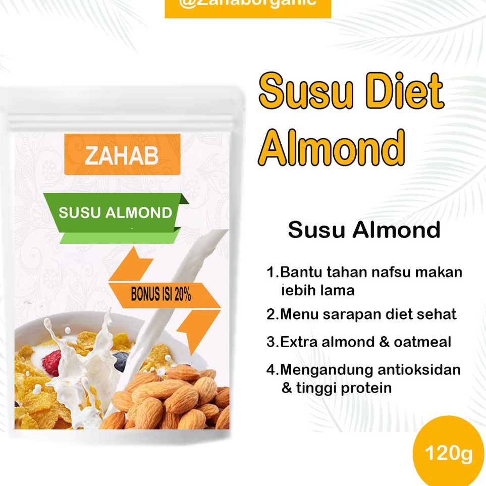 

Best Terlaris Susu Almond Diet Rendah Kalori Susu Almond Susu Rendah Lemak Untuk Diet Susu Almond Zahab (120g) Ready