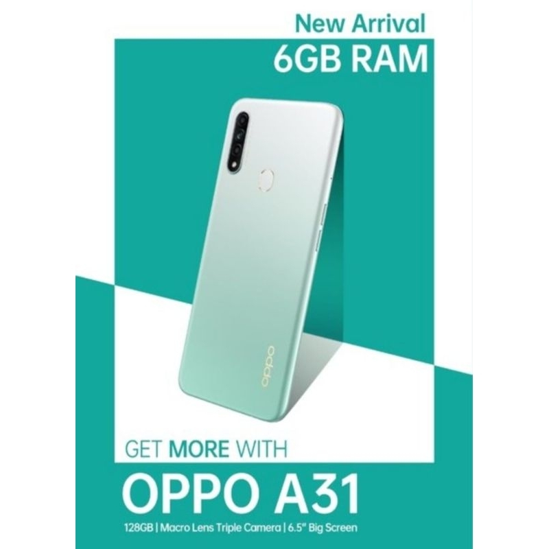 HP OPPO A31 ORI RAM 6/128GB &amp; 4/128GB BARU FULLSET GARANSI 1TAHUN