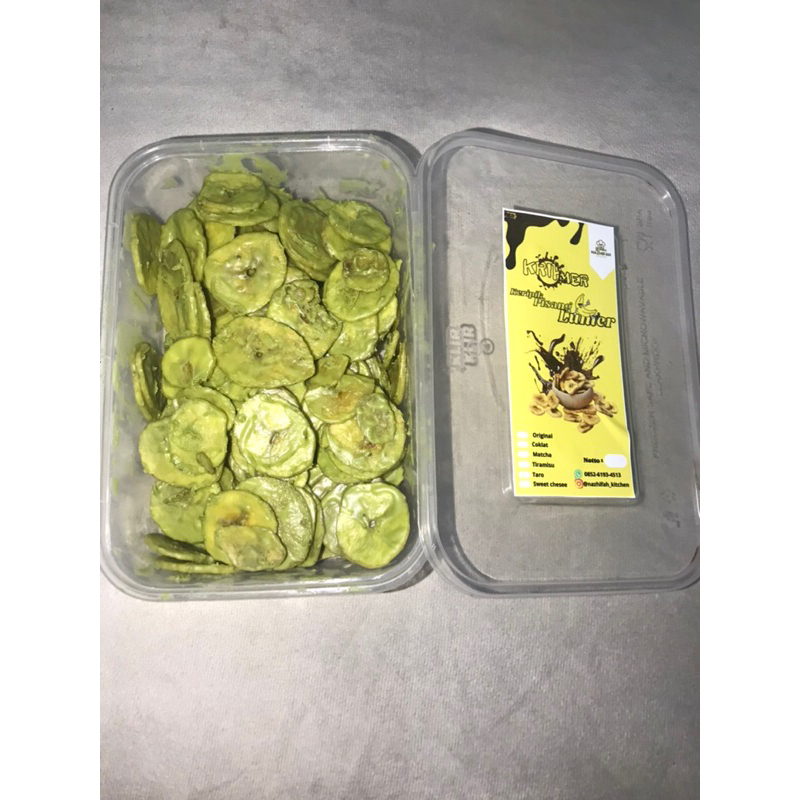 

Keripik Pisang Lumer Kripmer || Melted Matcha 140gr