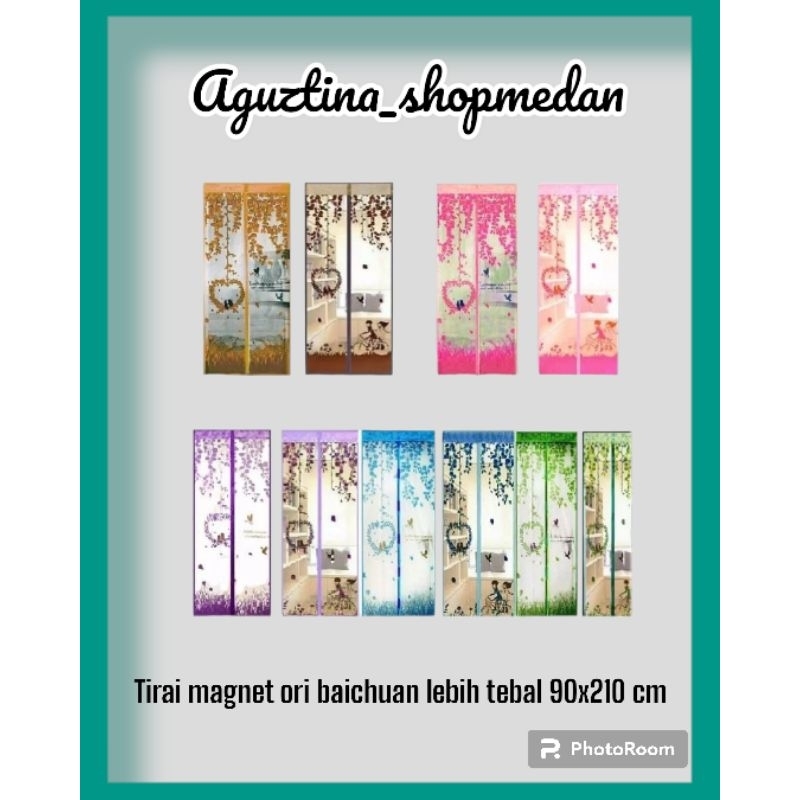 COD MEDAN-TIRAI MAGNET BAICHUAN ORI/PEMBATAS RUANGAN ANTI NYAMUK/TIRAI PINTU MAGNET BAICHUAN ORI 90x