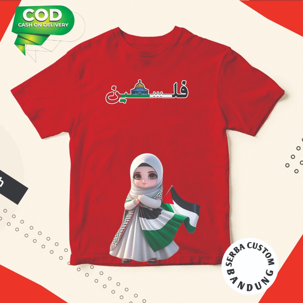 Save Palestine Kaos Anak Save Palestine