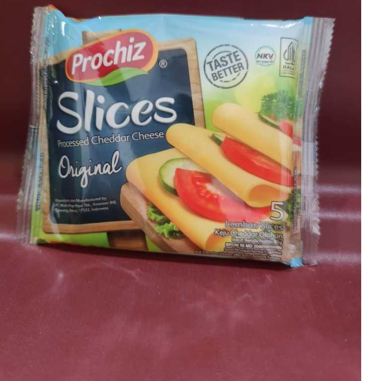 

Keju Prochiz Slices Original isi 5 Lembar