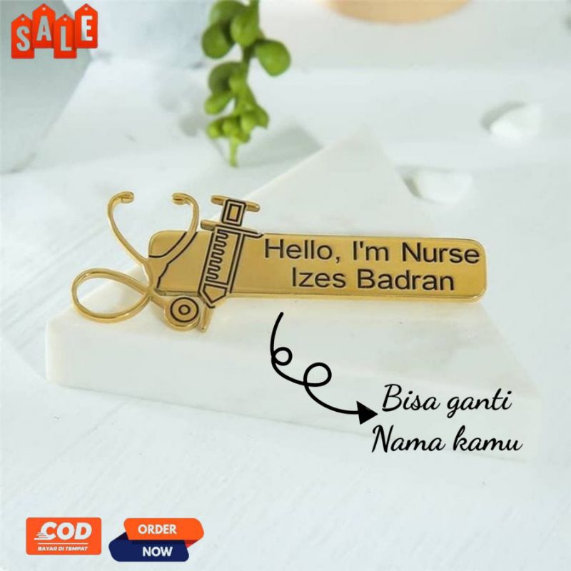 Bros Nama Custom Profesi Dokter Elagant