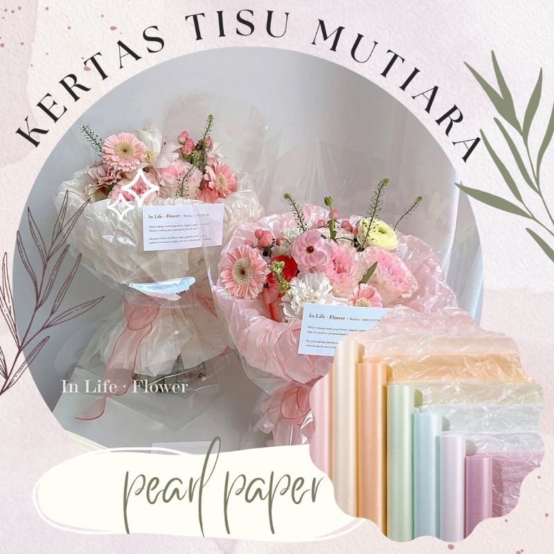 

KERTAS TISU SIDNEY WRAP MUTIARA PEARL PAPER