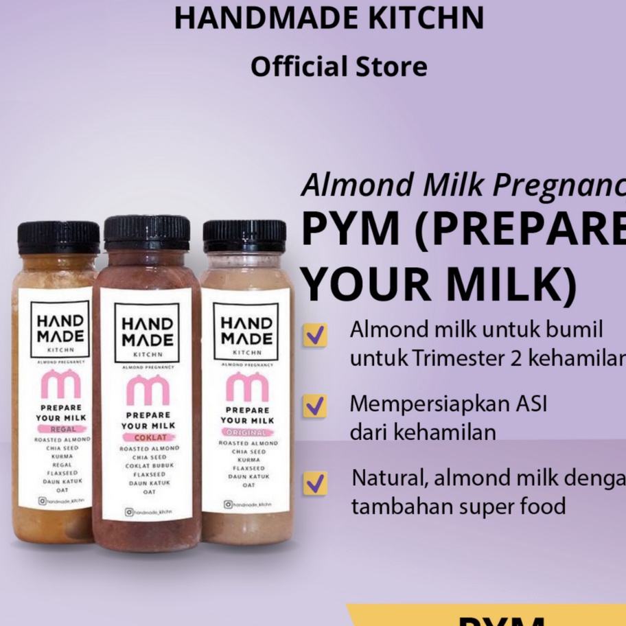 

Harga Promo HANDMADE KITCHN Almond Milk PYM (Bumil Trimester 2) Ready Stok