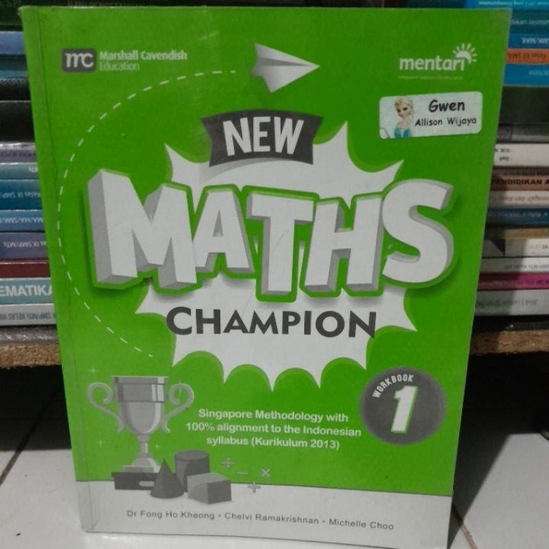 Buku New Maths champion 1 workbook