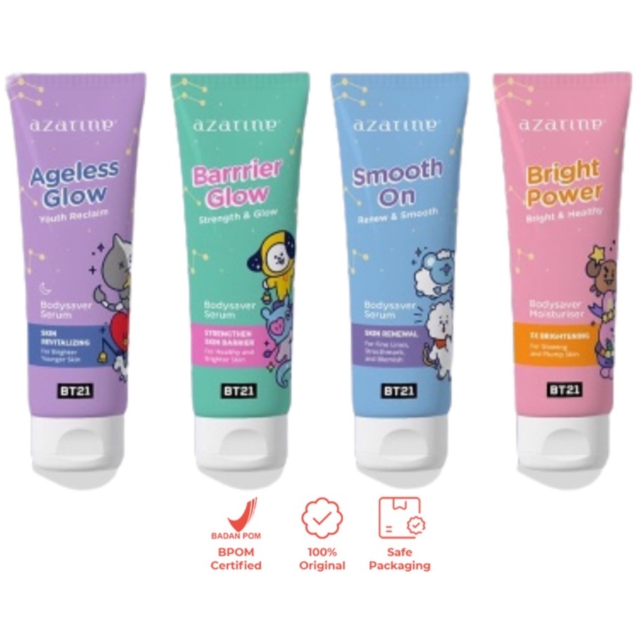 Azarine Bodysaver Serum Ageless Glow (Purple) 100 ml