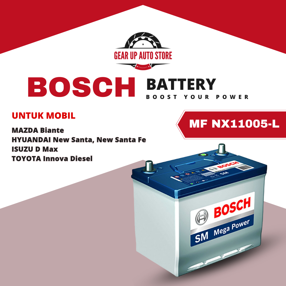 Bosch SM Mega Power Maintenance Free 72AH Aki Mobil