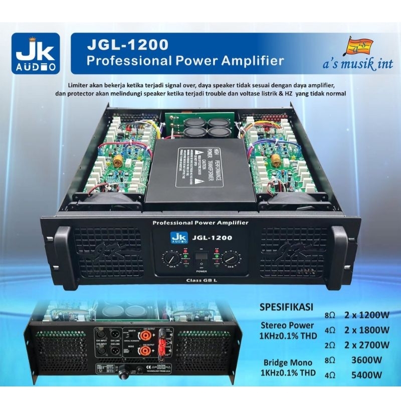 POWER JK AUDIO JGL-1200