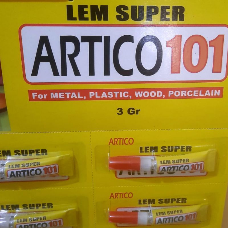 

Lem super glue Artico 101 / lem serbaguna / lem besi / lem