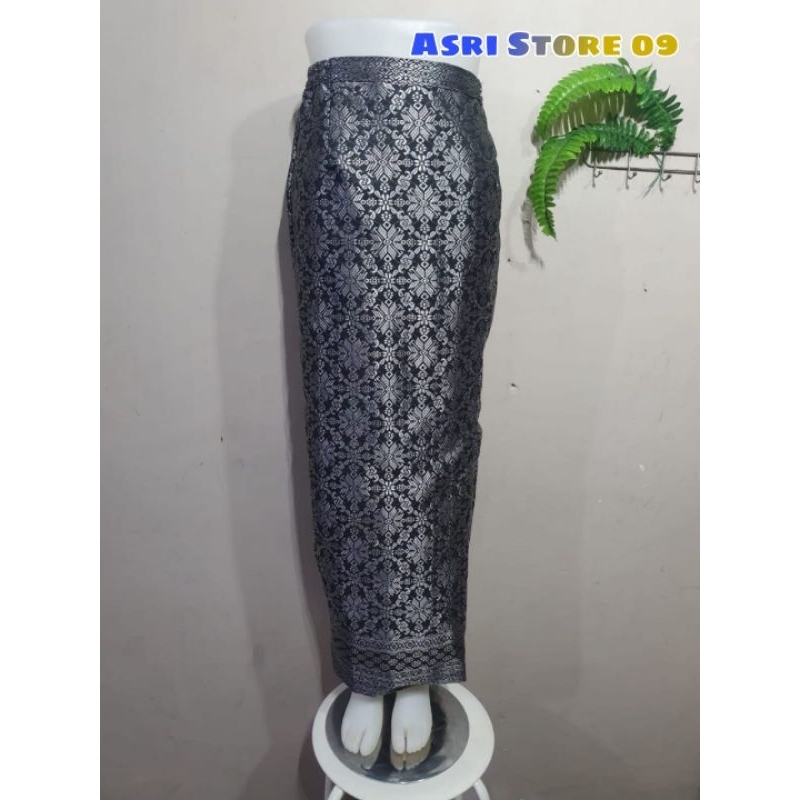 Rok span Songket Jumbo/Rok span big size 3L - 6L /Rok instan Langsung Pakai/Rok songket  jadi