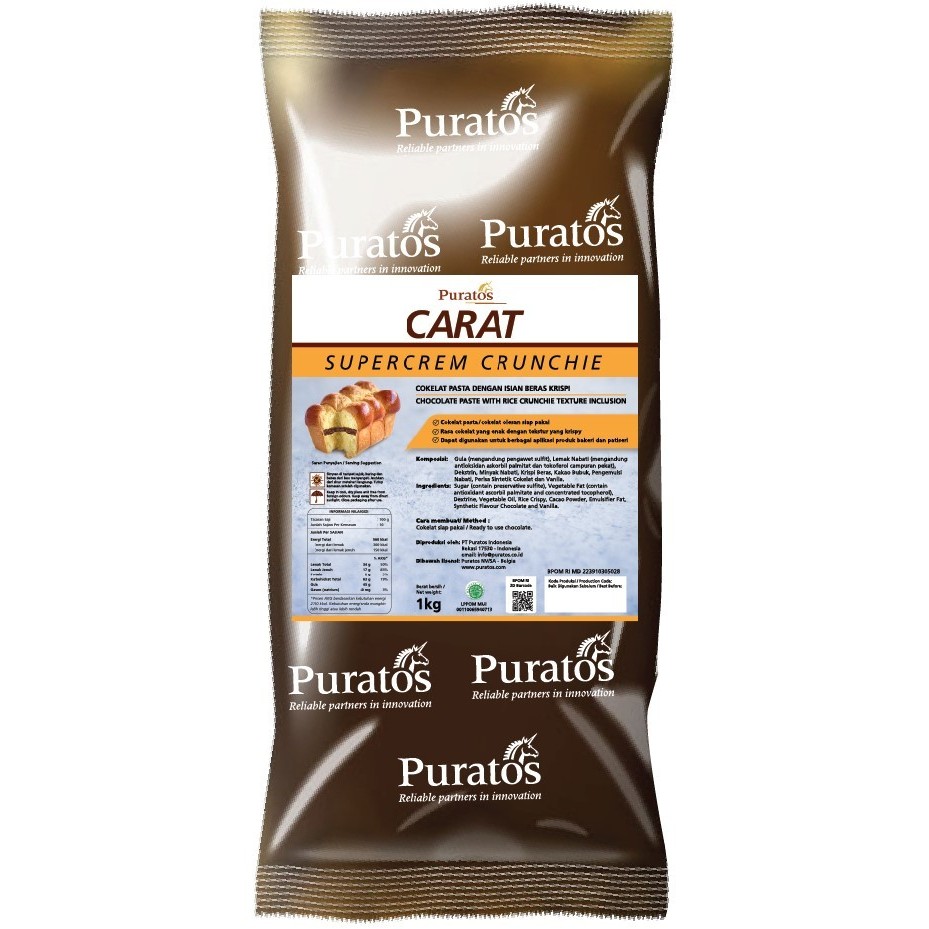 

Choco Crunchy Puratos / Cokklat Crunchy Puratos - 1 Kg