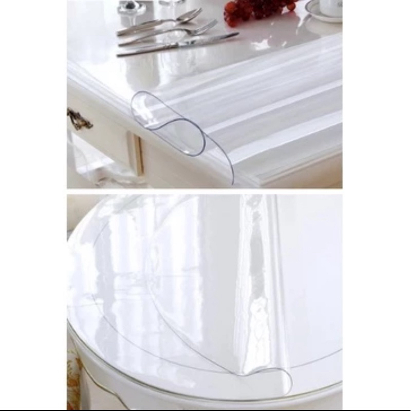 taplak meja plastik bulat