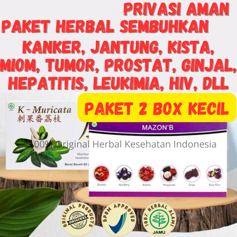 TERMURAH K Muricata Dan Mazon B Original Paket Mazon B Dan K Muricata Obat Jantung Hepatitis Kanker 
