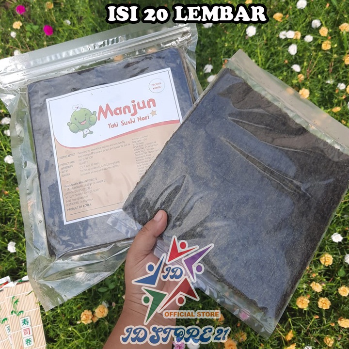 

Laris Halal Manjun 20 Lembar Yaki Sushi Nori Rumput Laut Seaweed Gimbap Halal Dijual Murah