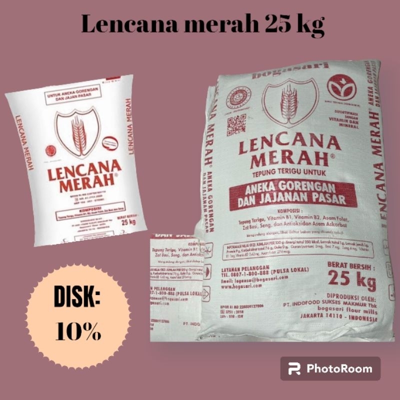 

Terigu Lencana Merah 25 kg