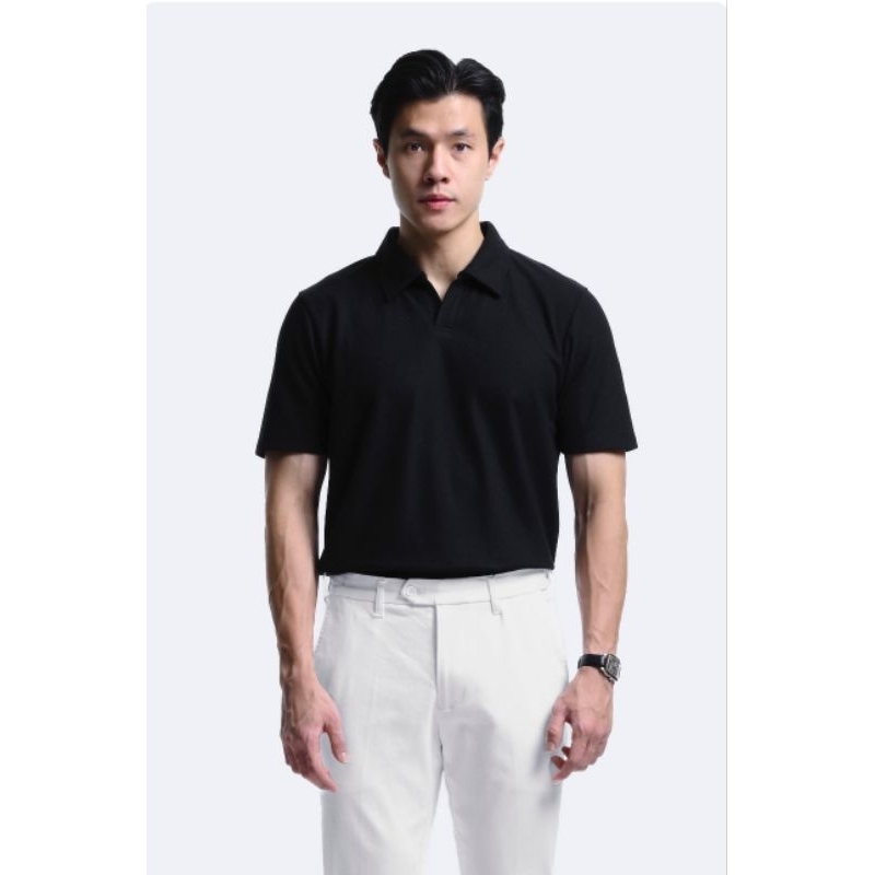 Raven Polo Shirt Black MALE ID ORIGINAL POLO SHIRT Hitam Original Fulltag