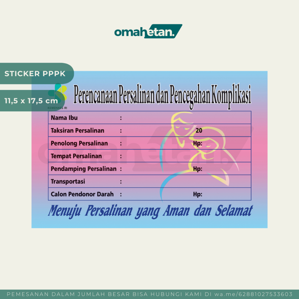 

Stiker Buku KIA Murah Stiker PPPK Sticker Perencanaan Persalinan dan Pencegahan Komplikasi P3K Asli Posyandu Puskesmas
