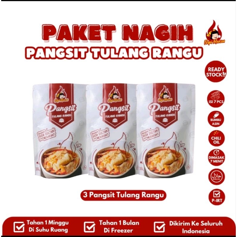 

Nyai Mercon Pangsit Tulang Rangu 3 Pack