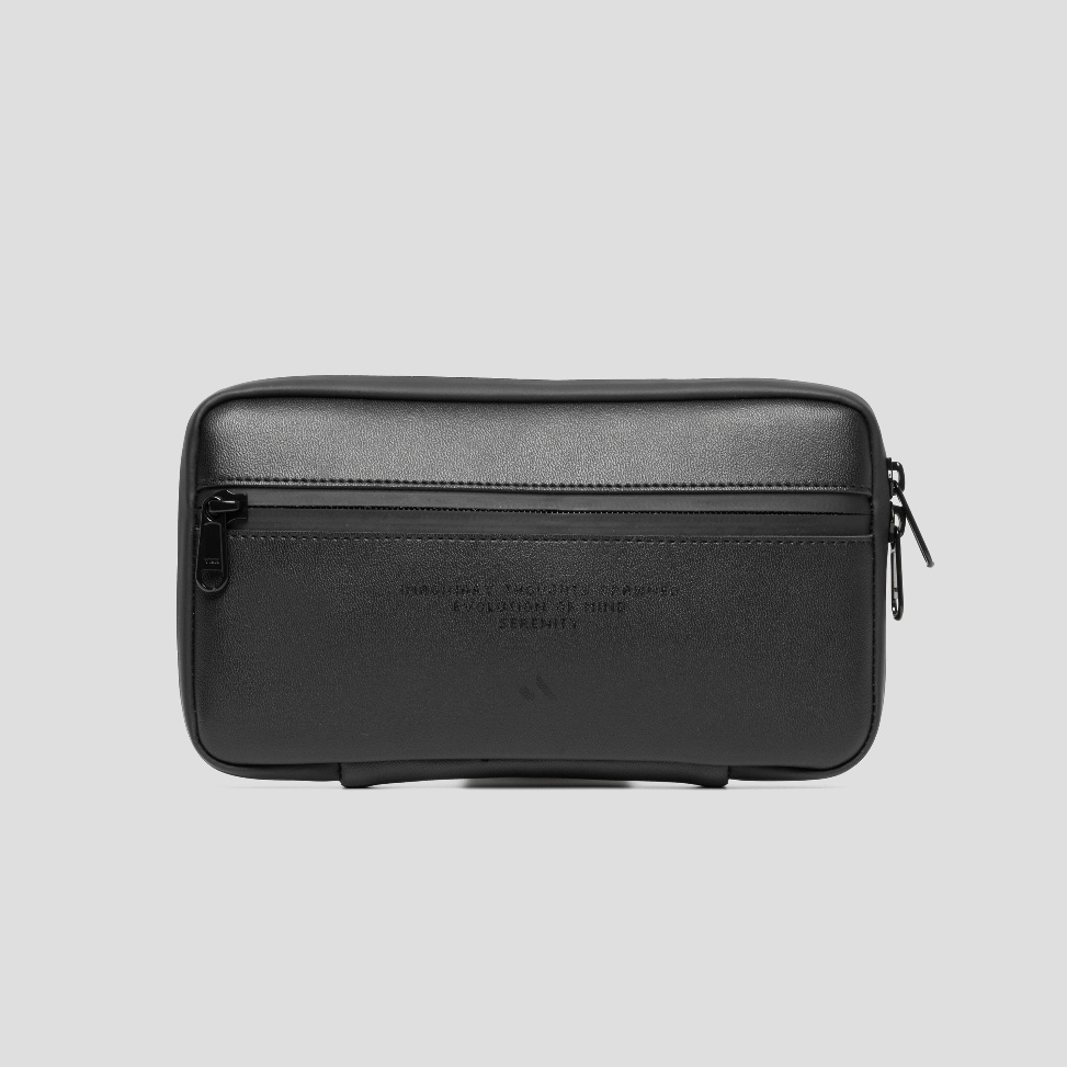 Produk Terbatas Sidekick Project CASCADE  Refined - Clutch Pria Warna Hitam Multifungsi (Hand Bag + 