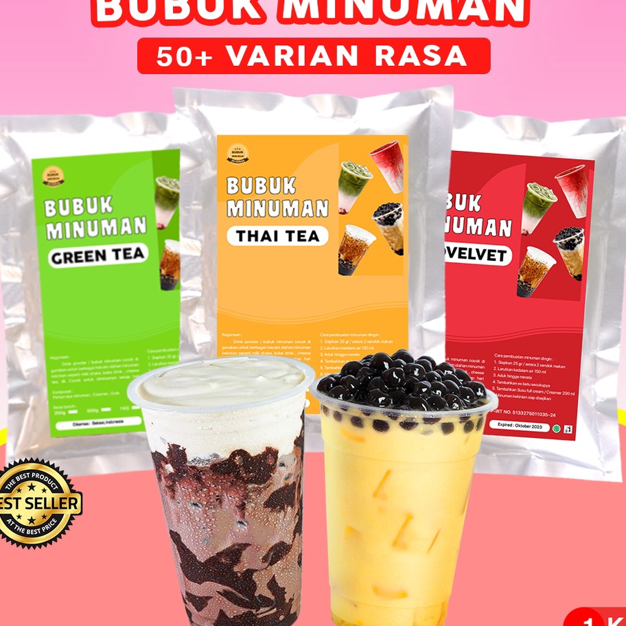 

Diskon Promo BUBUK MINUMAN RASA 1KG / SERBUK MINUMAN RASA / BUBUK MINUMAN ANEKA RASA / BUBUK MINUMAN KEKINIAN Ready